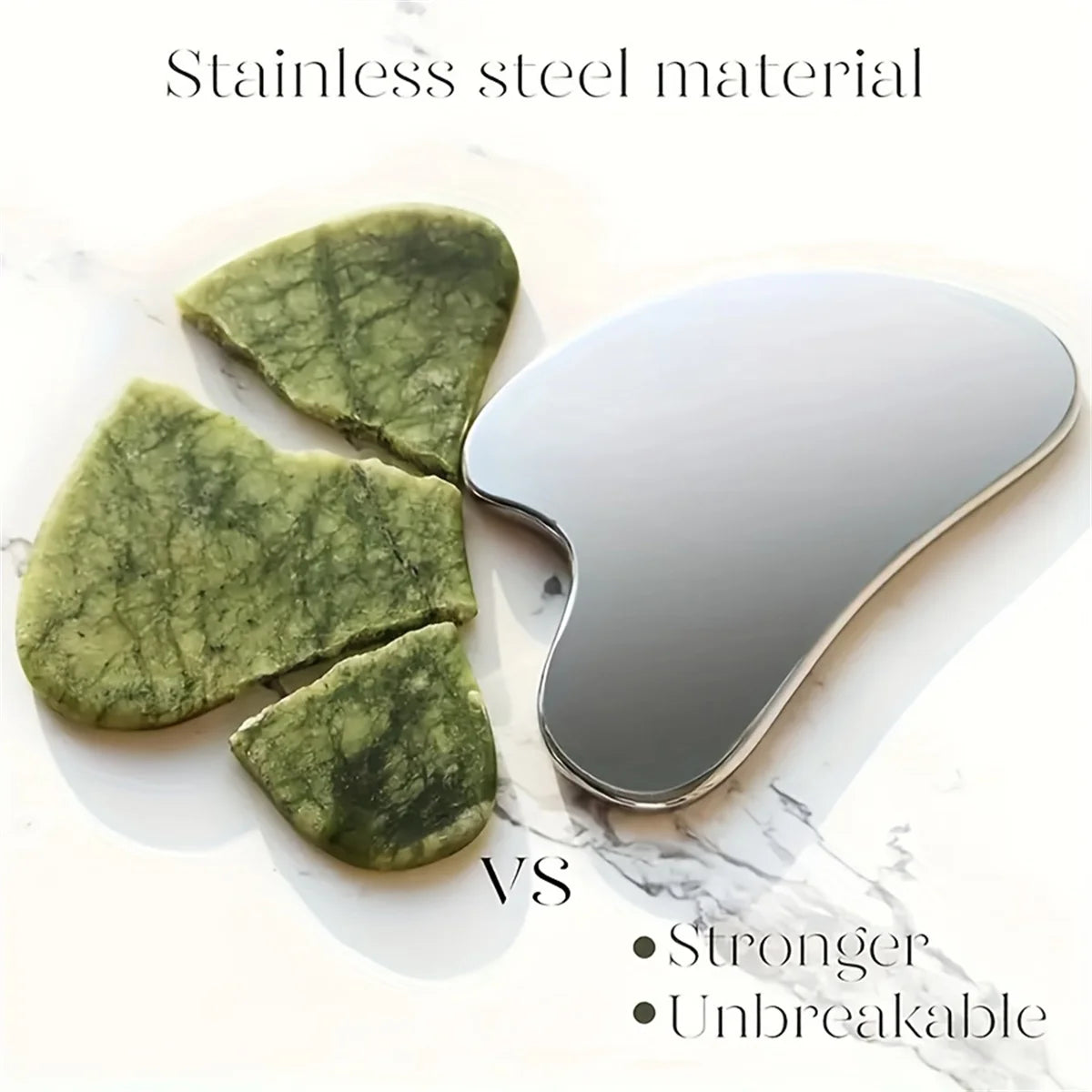 💎 SculptStone™ – Gua Sha Tool van RVS