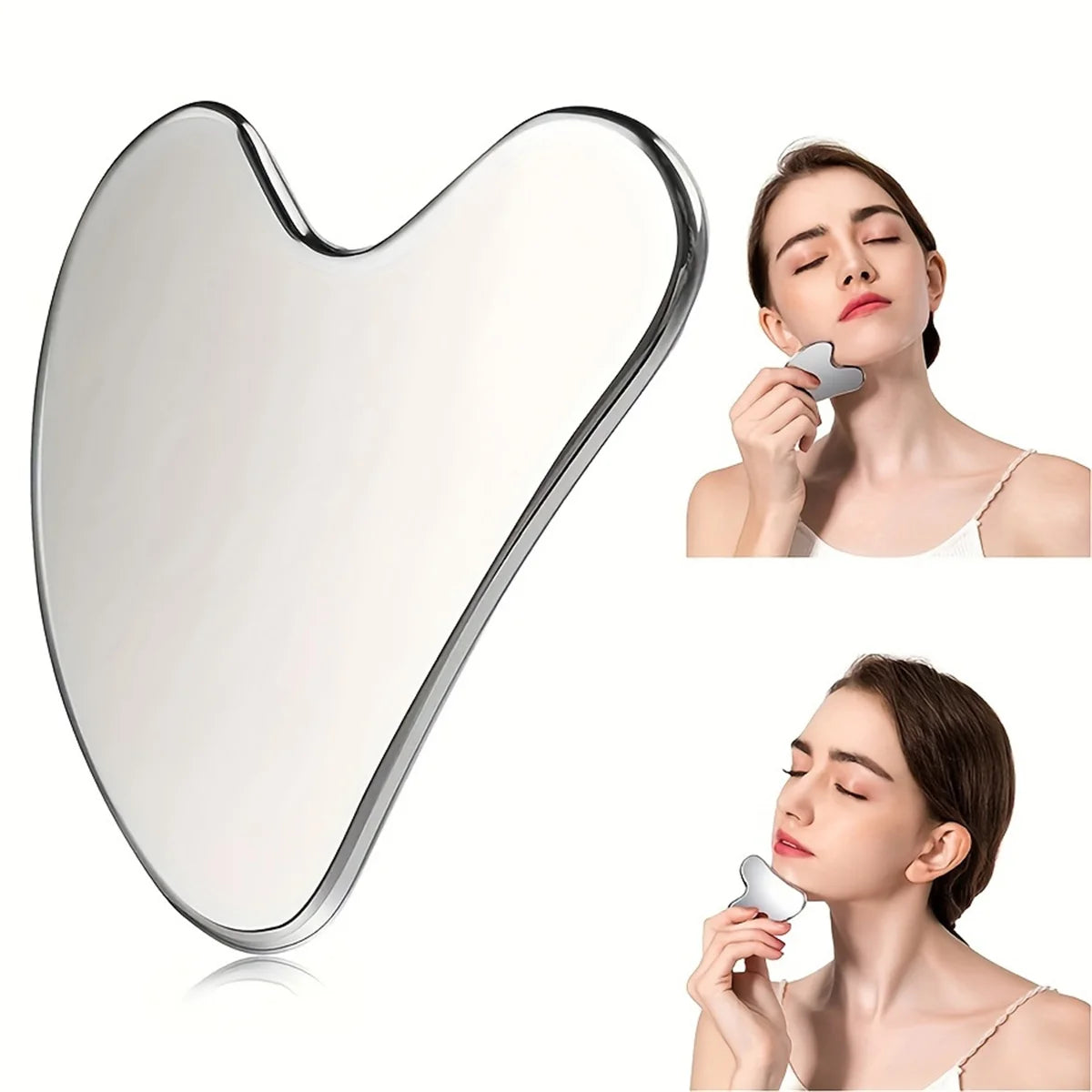 💎 SculptStone™ – Gua Sha Tool van RVS