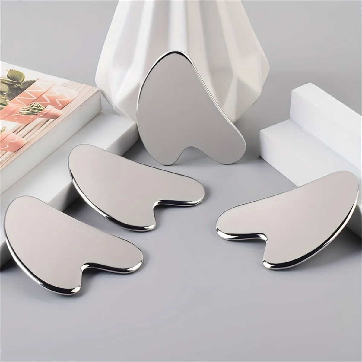 💎 SculptStone™ – Gua Sha Tool van RVS