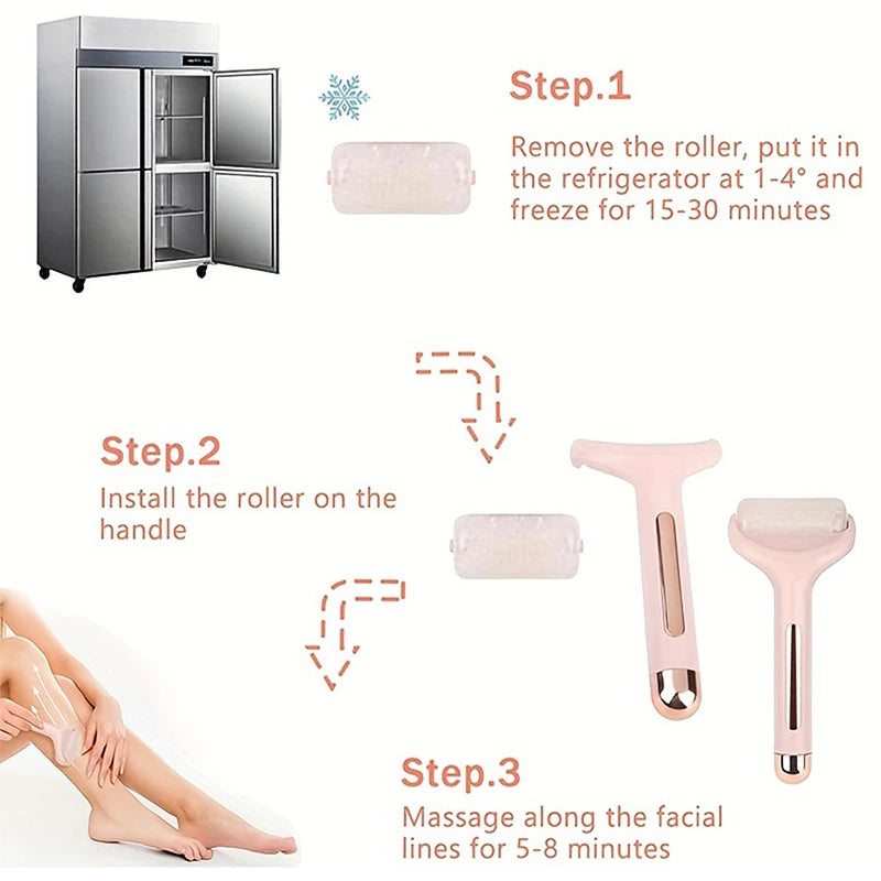 ❄️ ChillRoller™ – Verkoelende Gezichtsmassage Roller
